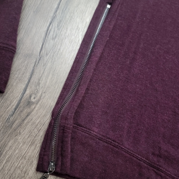 Matty M size S purple scoop neck long sleeve top - Picture 2 of 4